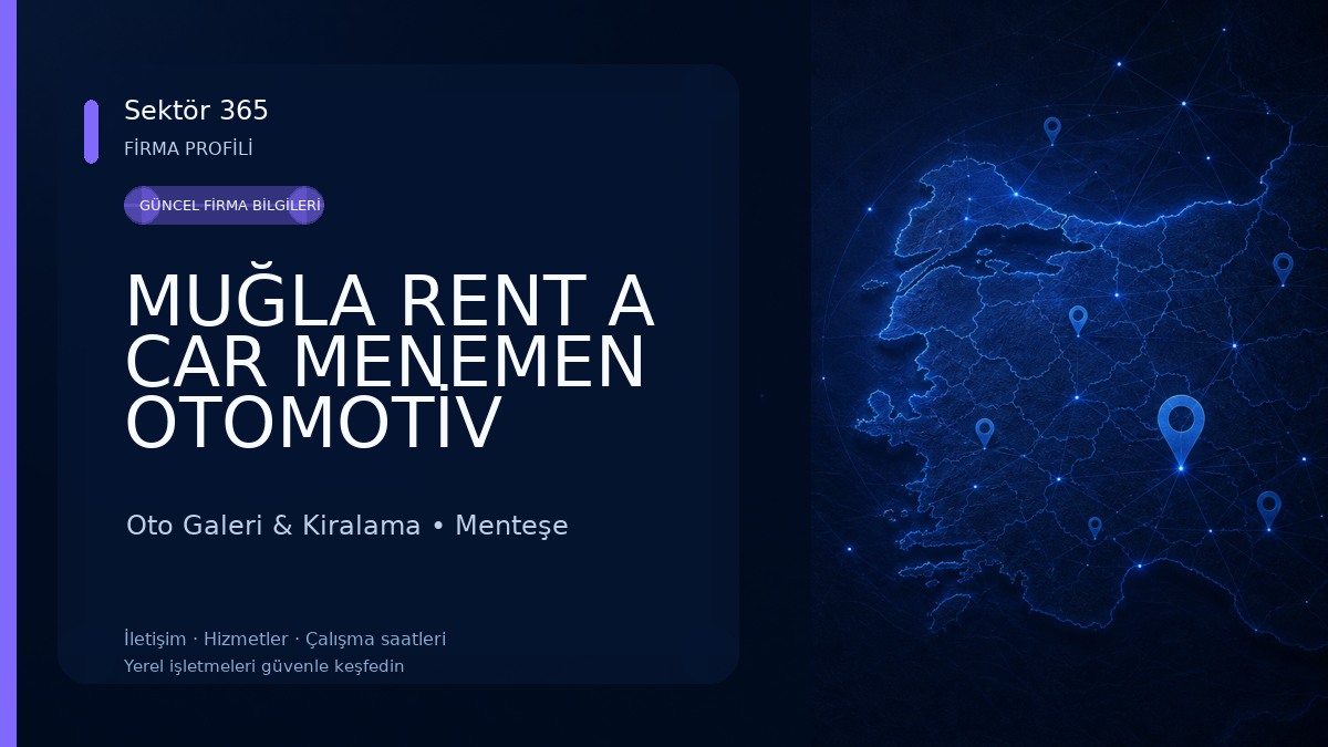 MUĞLA RENT A CAR MENEMEN OTOMOTİV 