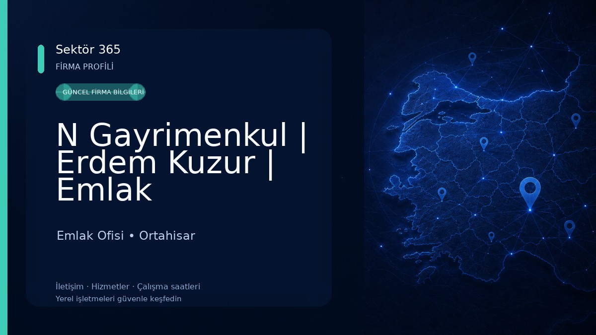 N Gayrimenkul | Erdem Kuzur | Emlak Danışmanı | TRABZON 