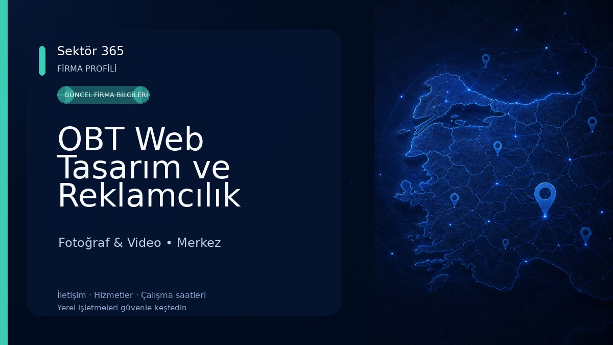OBT Web Tasarım ve Reklamcılık Ardahan Fotoğraf & Video