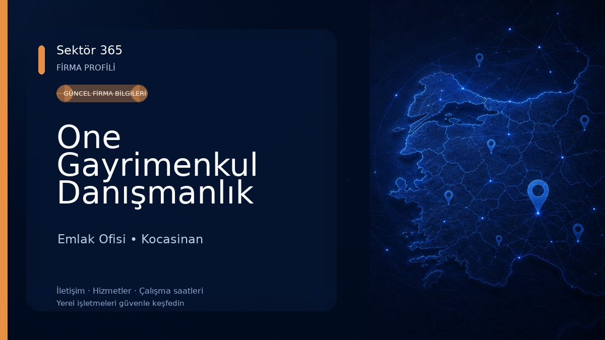 One Gayrimenkul Danışmanlık 