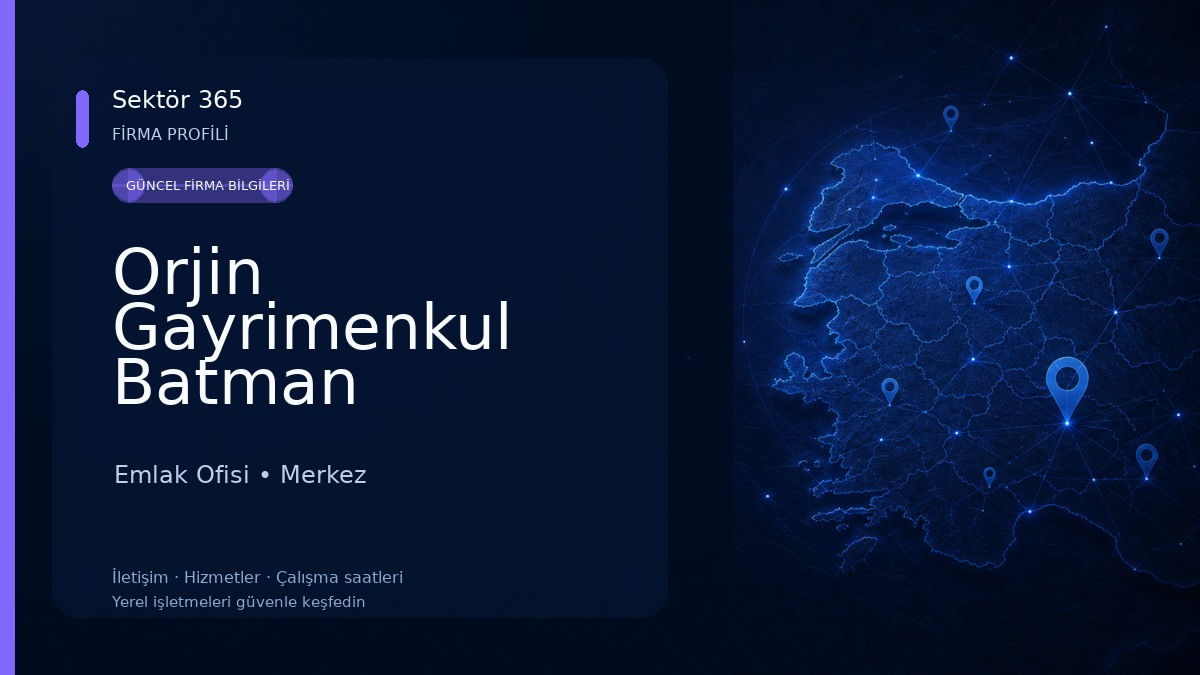 Orjin Gayrimenkul Batman