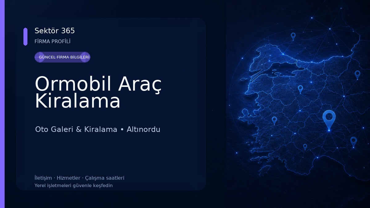 Ormobil Araç Kiralama