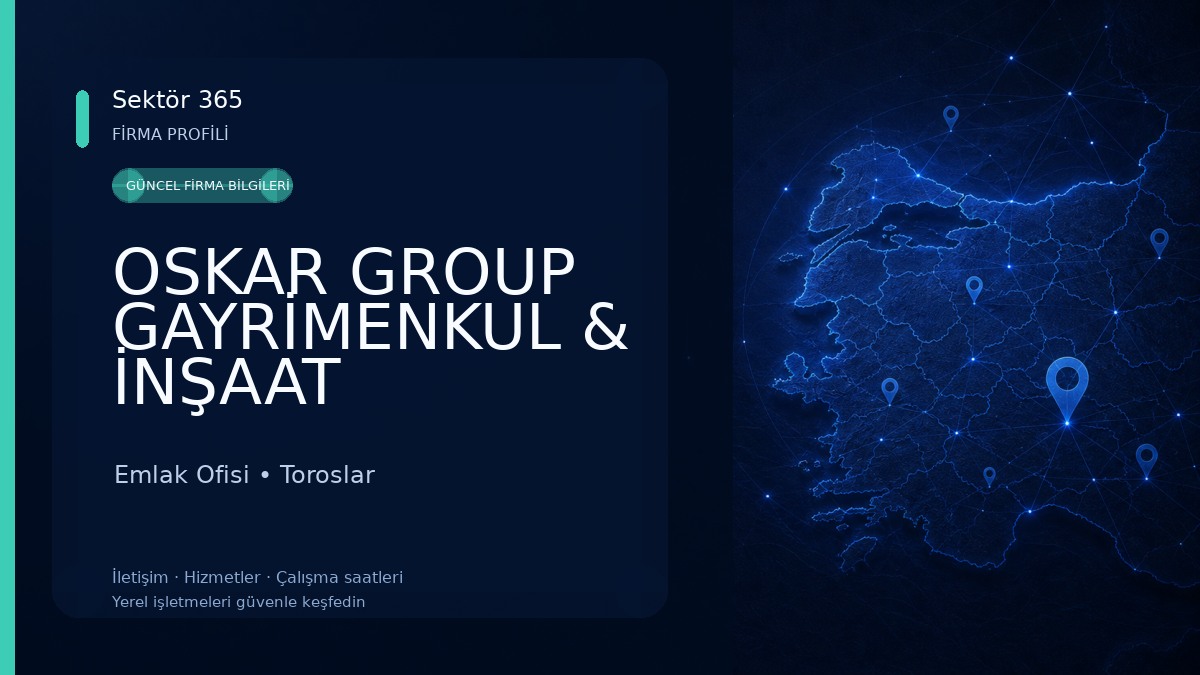 OSKAR GROUP GAYRİMENKUL & İNŞAAT Emlak Ofisi