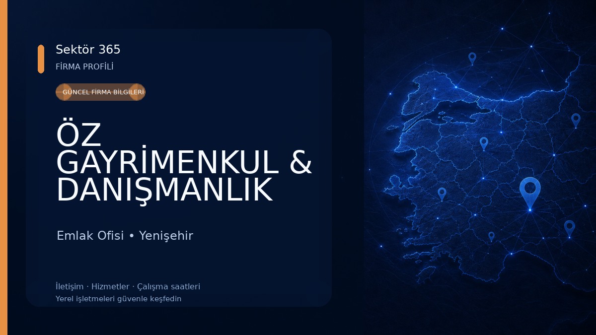 ÖZ GAYRİMENKUL & DANIŞMANLIK HİZMETLERİ Emlak Ofisi