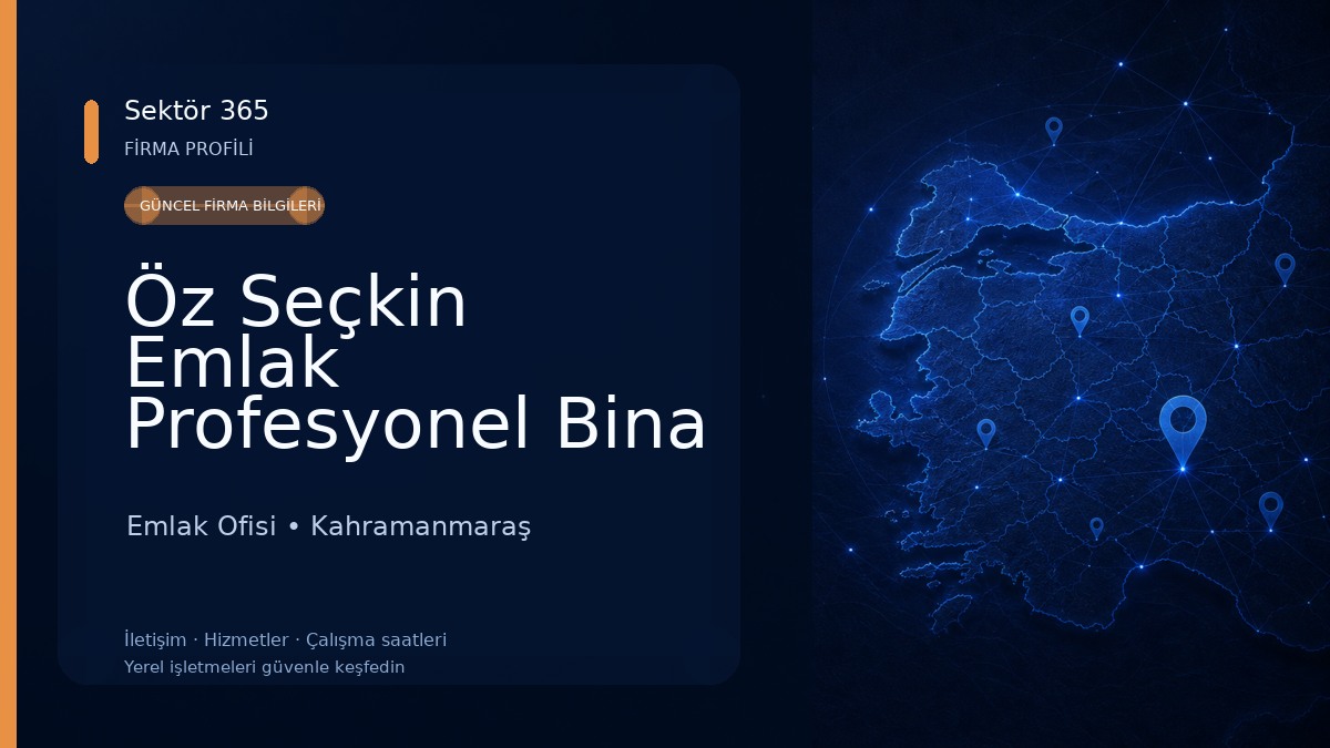 Öz Seçkin Emlak Profesyonel Bina Yönetimi Emlak Ofisi