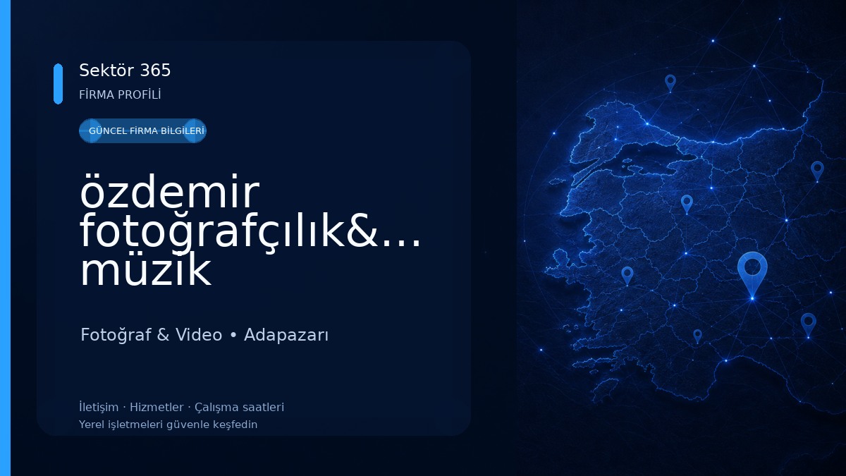 özdemir fotoğrafçılık&Can müzik organizasyon 