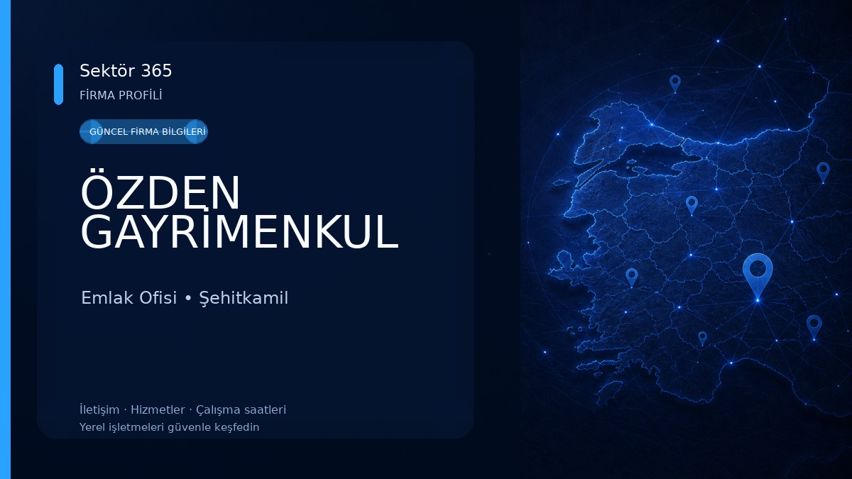 ÖZDEN GAYRİMENKUL 