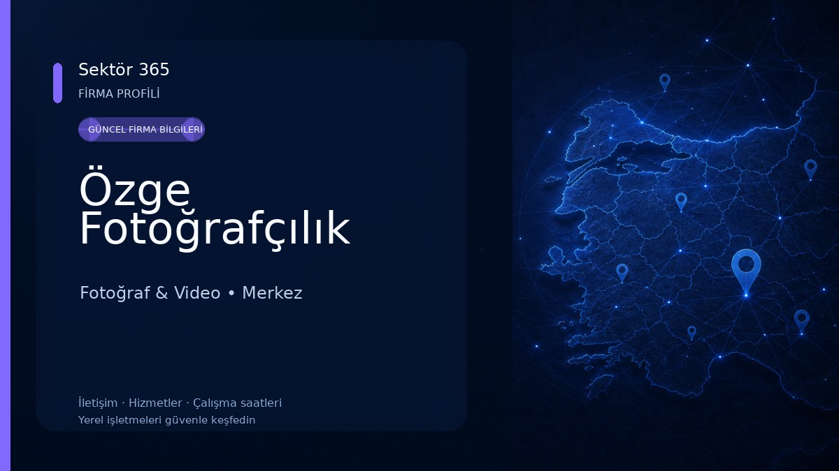 Özge Fotoğrafçılık Fotoğraf & Video