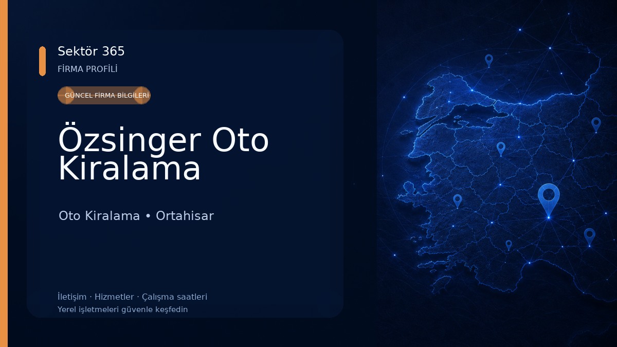 Özsinger Oto Kiralama Oto Kiralama