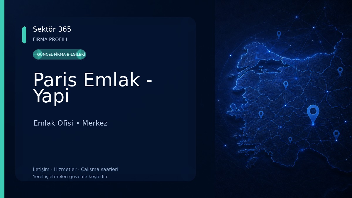 Paris Emlak - Yapi Emlak Ofisi