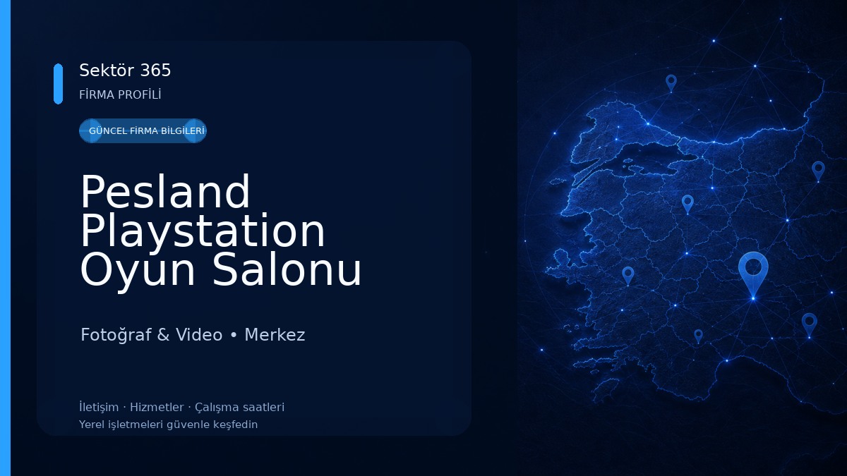 Pesland Playstation Oyun Salonu 