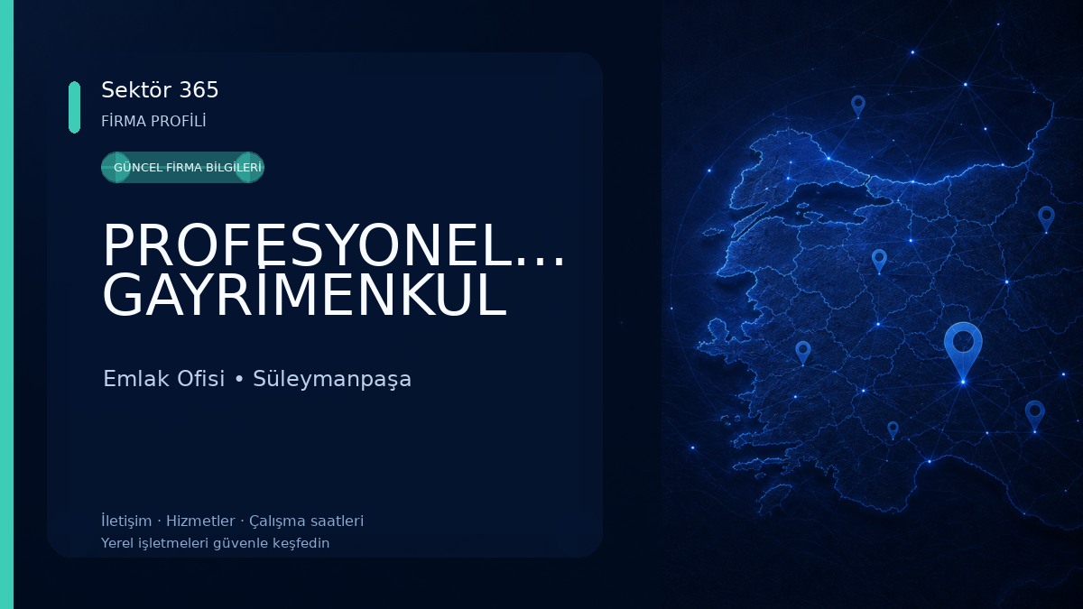 PROFESYONELLER GAYRİMENKUL Emlak Ofisi