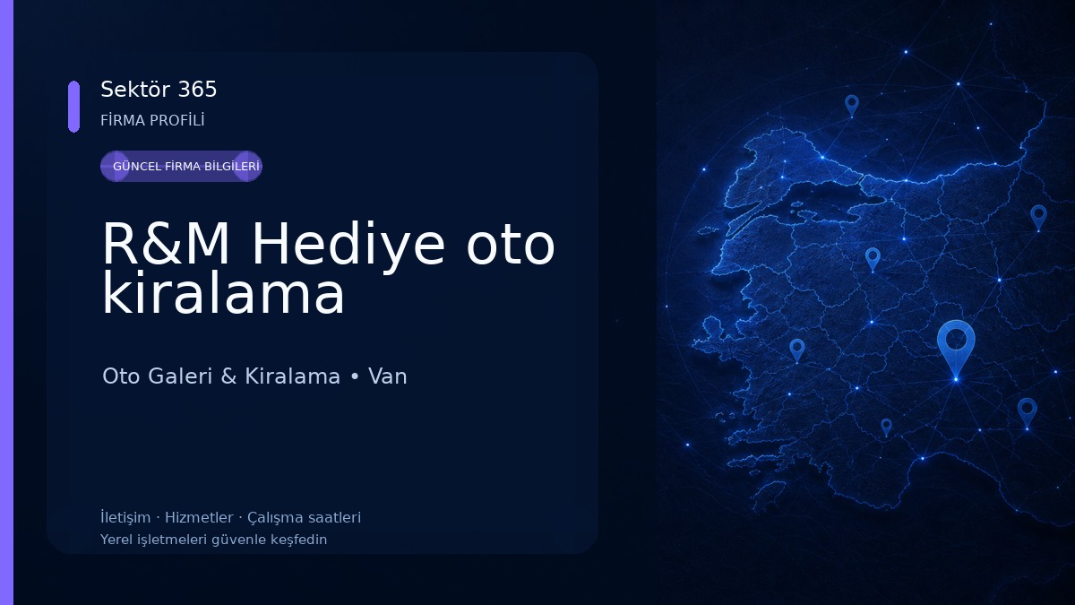 R&M Hediye oto kiralama