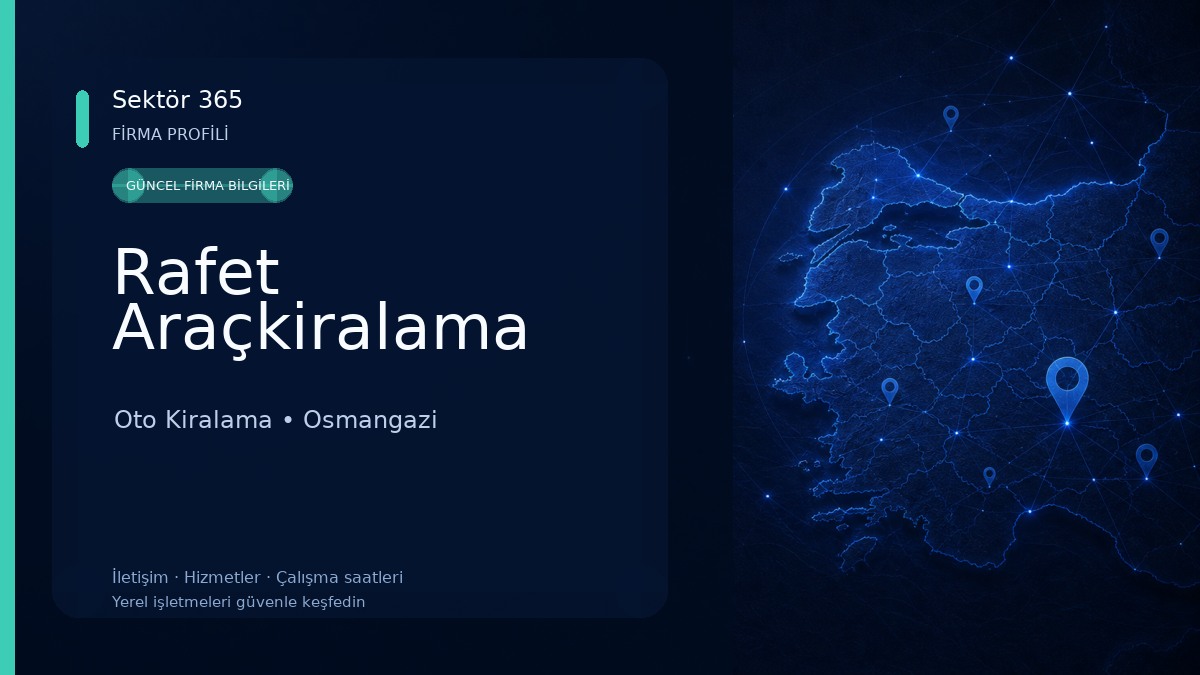 Rafet Araçkiralama Oto Kiralama