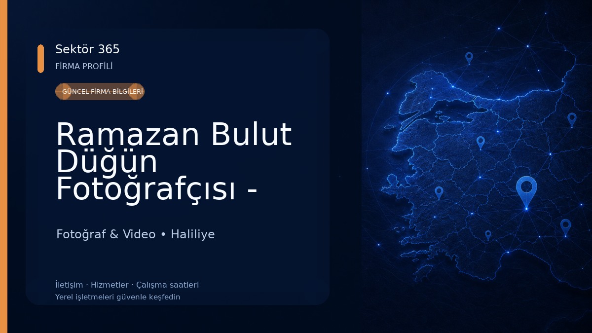 Ramazan Bulut Düğün Fotoğrafçısı - Urfa Düğün Fotoğrafçısı Fotoğraf & Video