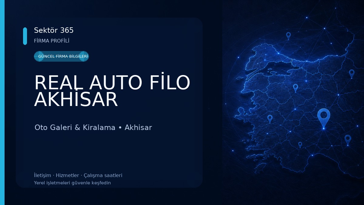 REAL AUTO FİLO AKHİSAR Oto Galeri & Kiralama