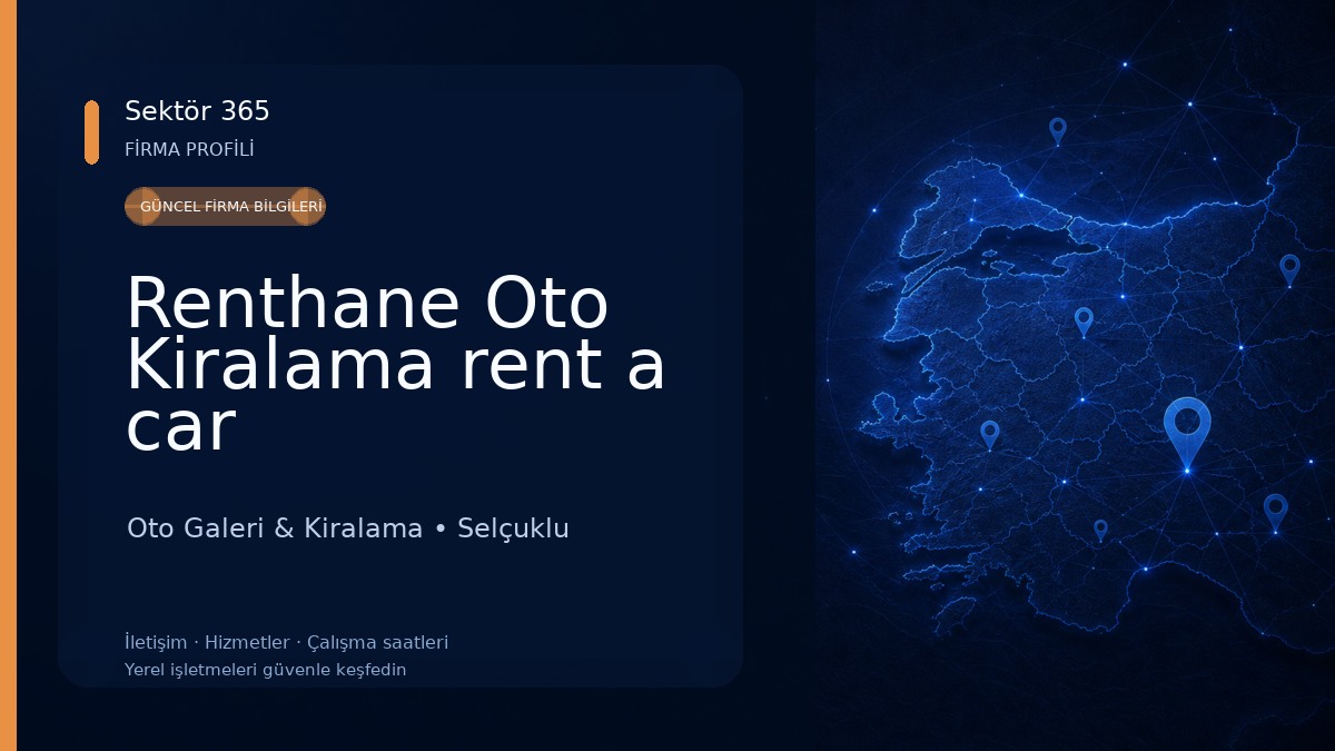 Renthane Oto Kiralama rent a car 