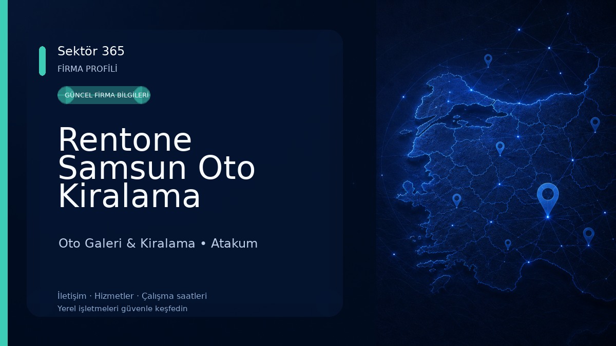 Rentone Samsun Oto Kiralama