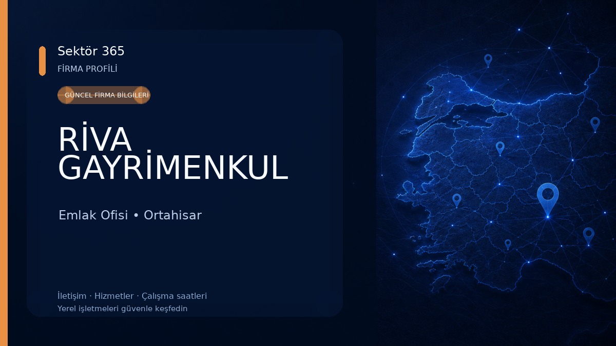 RİVA GAYRİMENKUL Emlak Ofisi