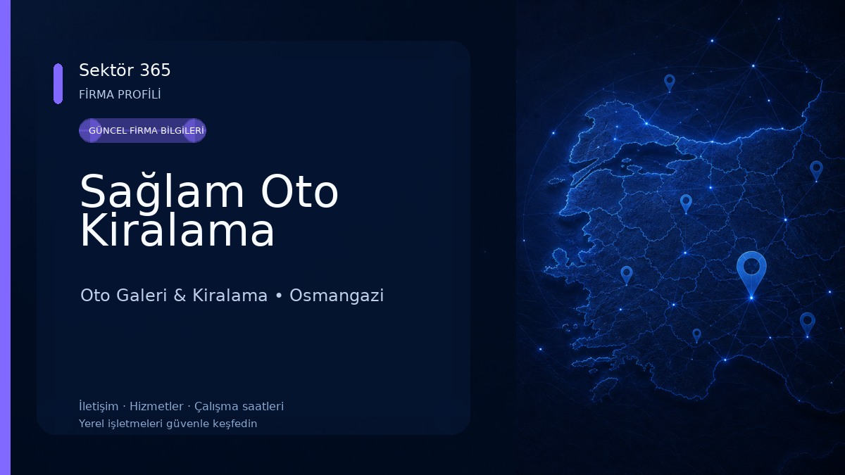 Sağlam Oto Kiralama 