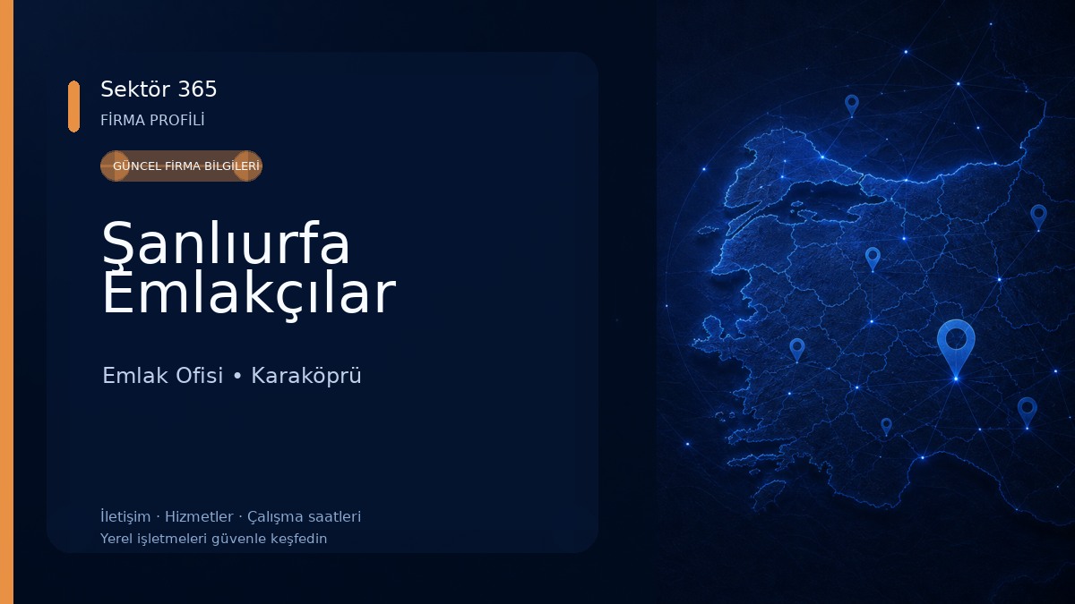 Şanlıurfa Emlakçılar