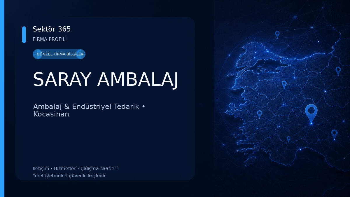 SARAY AMBALAJ Ambalaj & Endüstriyel Tedarik