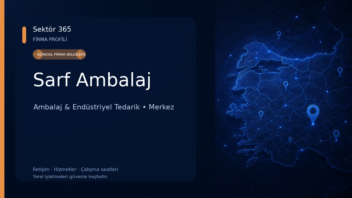 Sarf Ambalaj 