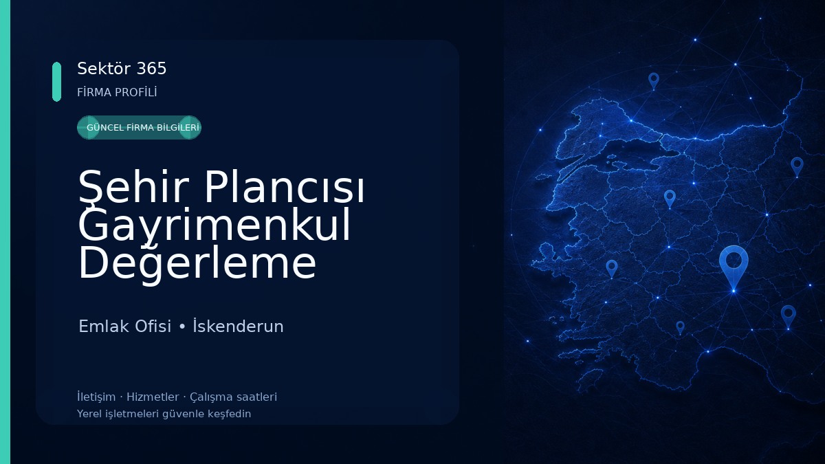 Şehir Plancısı Gayrimenkul Değerleme Uzmanı Janset Ermiş Köybaşı Emlak Ofisi