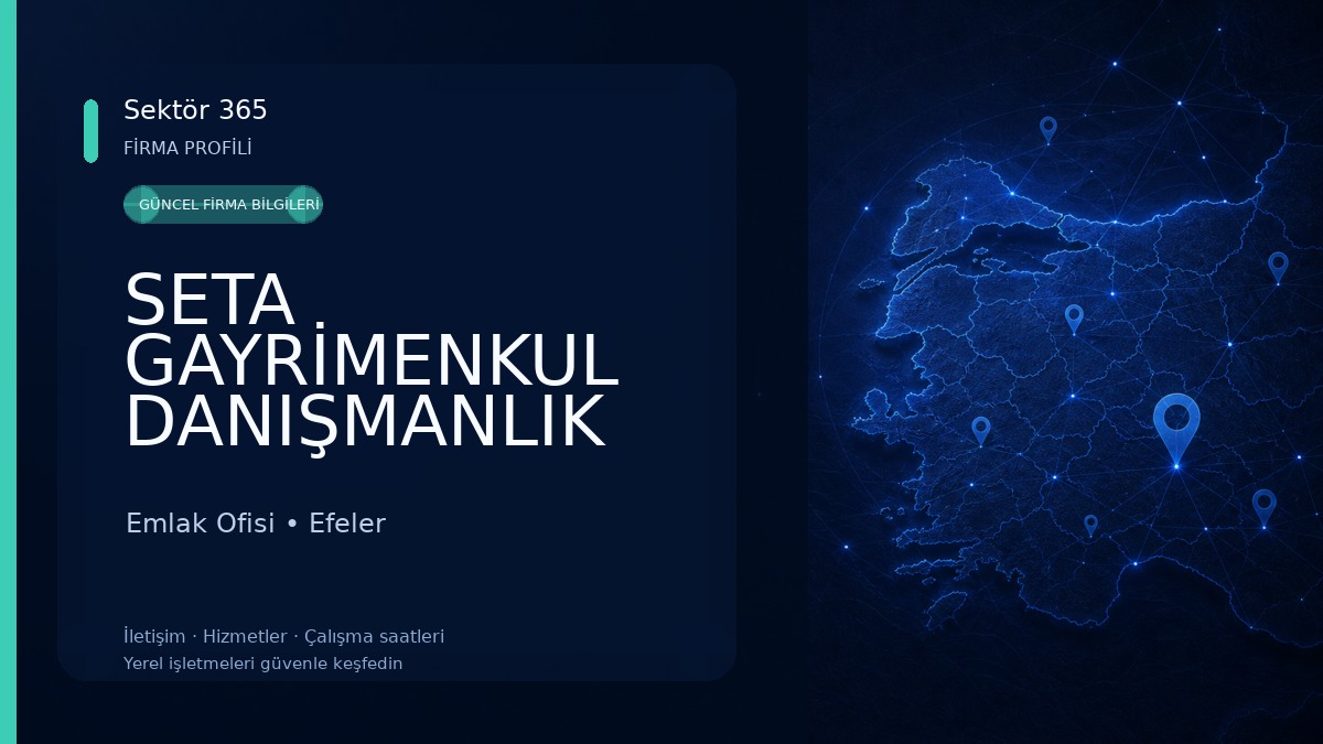 SETA GAYRİMENKUL DANIŞMANLIK Emlak Ofisi