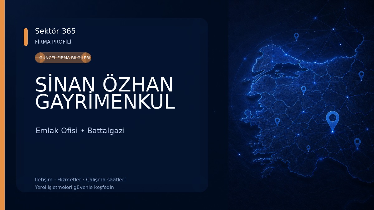 SİNAN ÖZHAN GAYRİMENKUL Emlak Ofisi