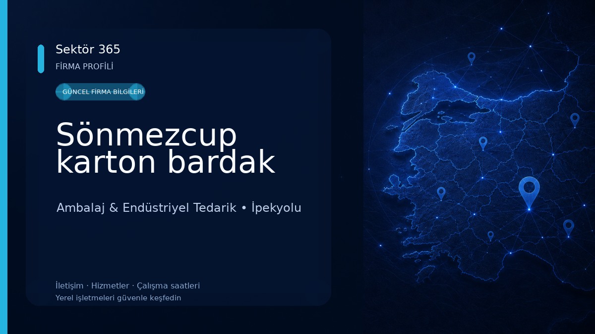 Sönmezcup karton bardak Ambalaj & Endüstriyel Tedarik