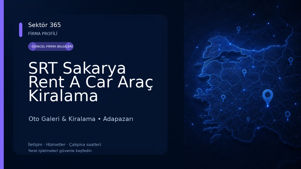 SRT Sakarya Rent A Car Araç Kiralama 