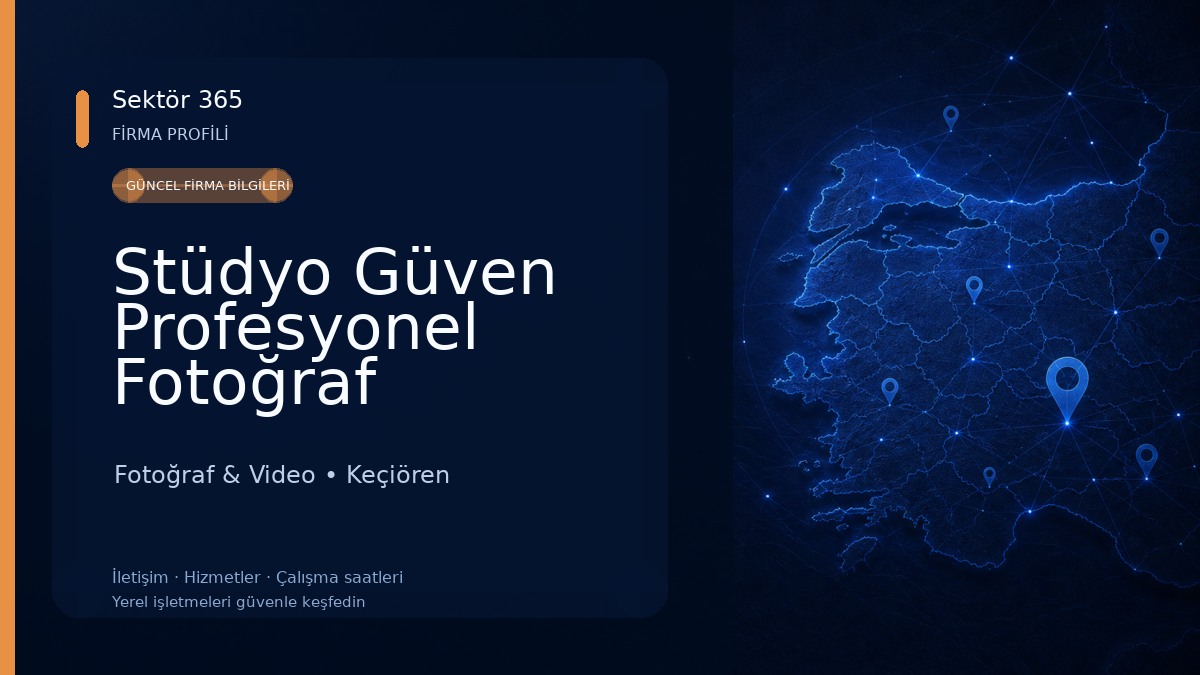 Stüdyo Güven Profesyonel Fotoğraf Stüdyoları Fotoğraf & Video