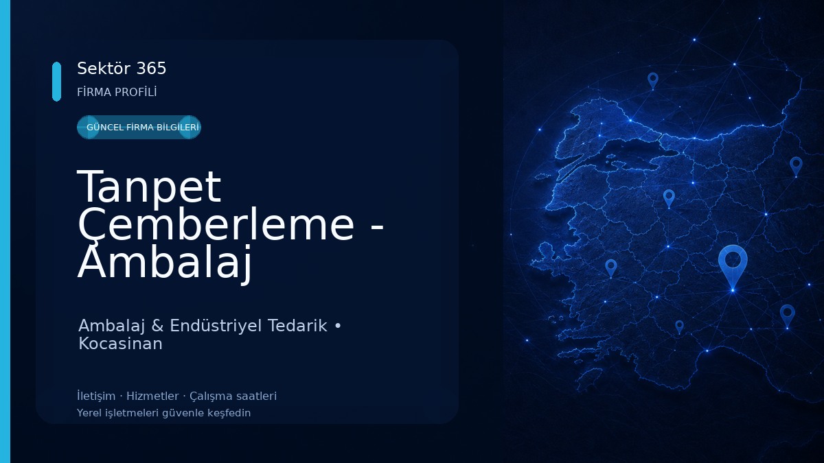Tanpet Çemberleme - Ambalaj Paketleme Malzemeleri