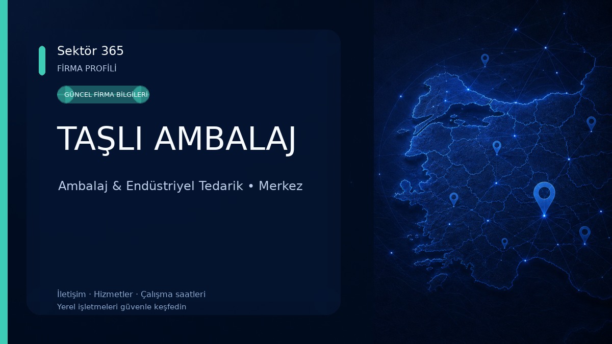 TAŞLI AMBALAJ Ambalaj & Endüstriyel Tedarik
