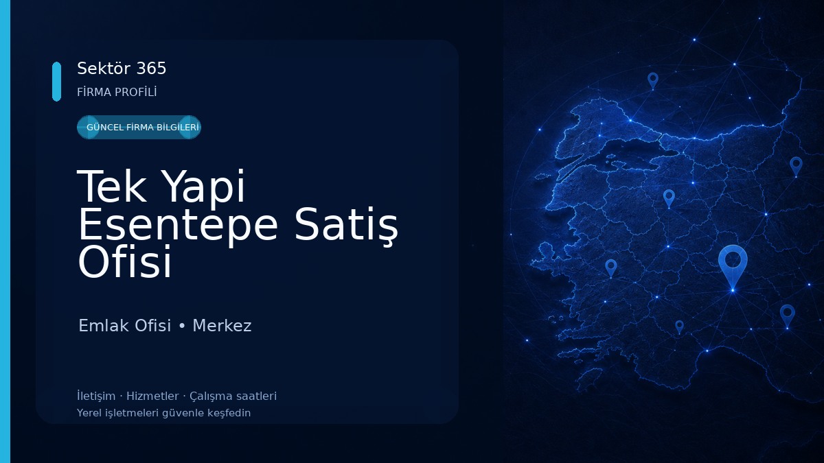 Tek Yapi Esentepe Satiş Ofisi