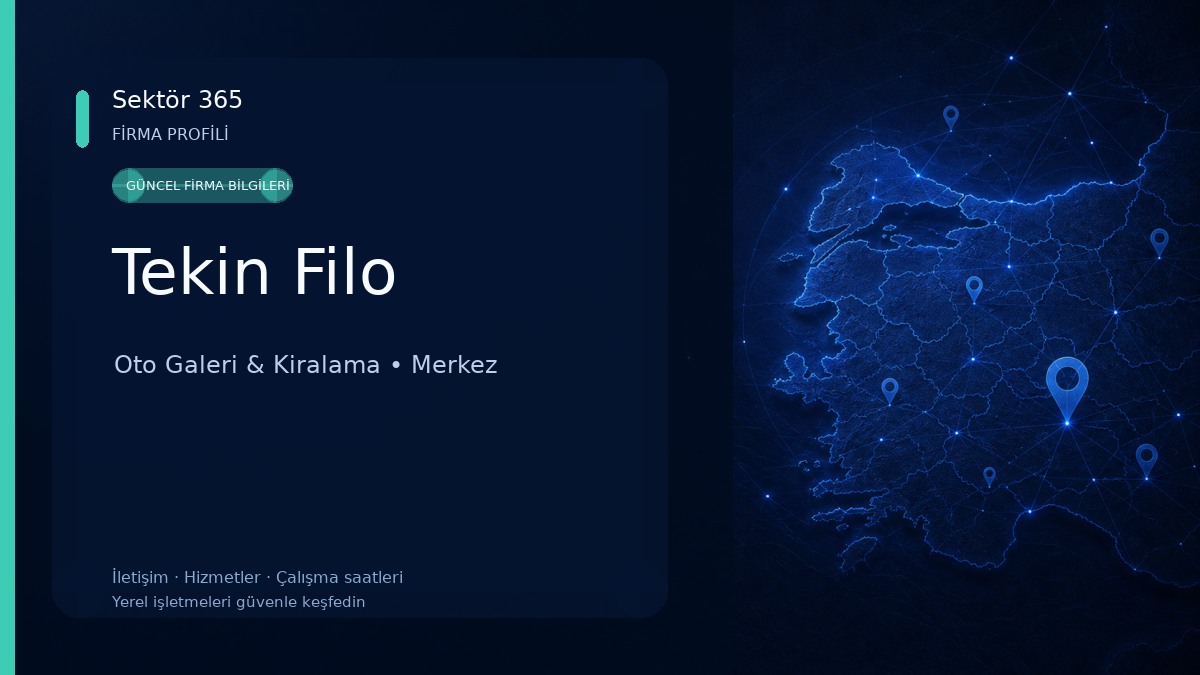 Tekin Filo Oto Galeri & Kiralama