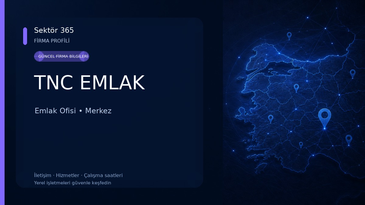 TNC EMLAK Emlak Ofisi