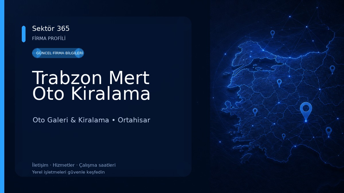 Trabzon Mert Oto Kiralama