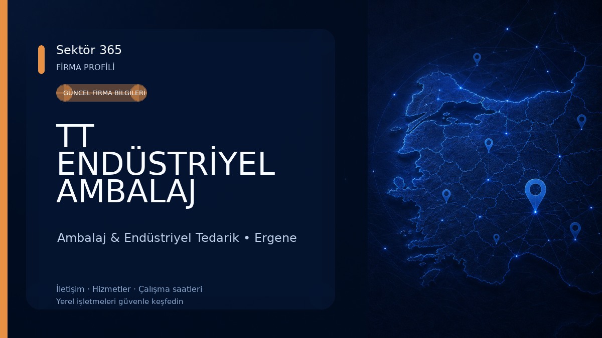 TT ENDÜSTRİYEL AMBALAJ MAKİNE SAN. VE TİC. A.Ş. Ambalaj & Endüstriyel Tedarik