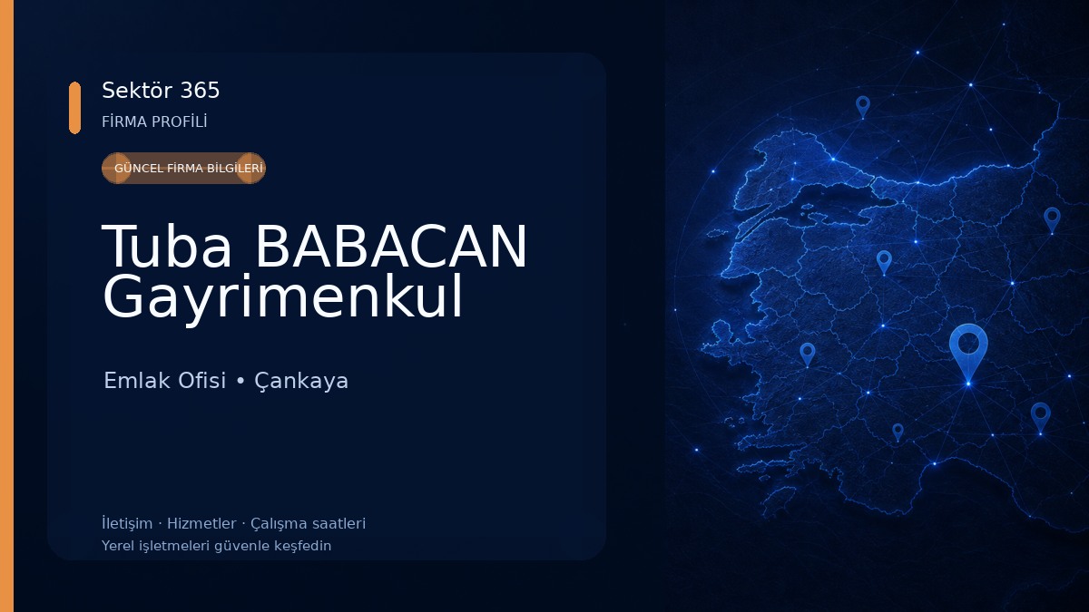 Tuba BABACAN Gayrimenkul Emlak Ofisi