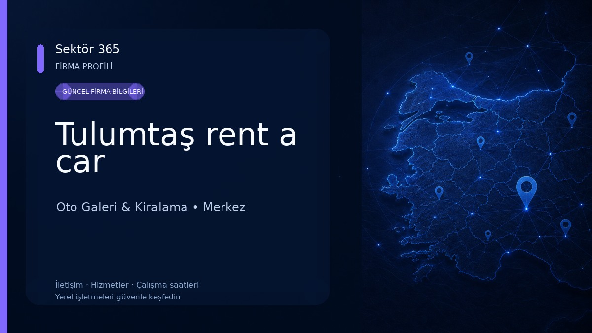 Tulumtaş rent a car 