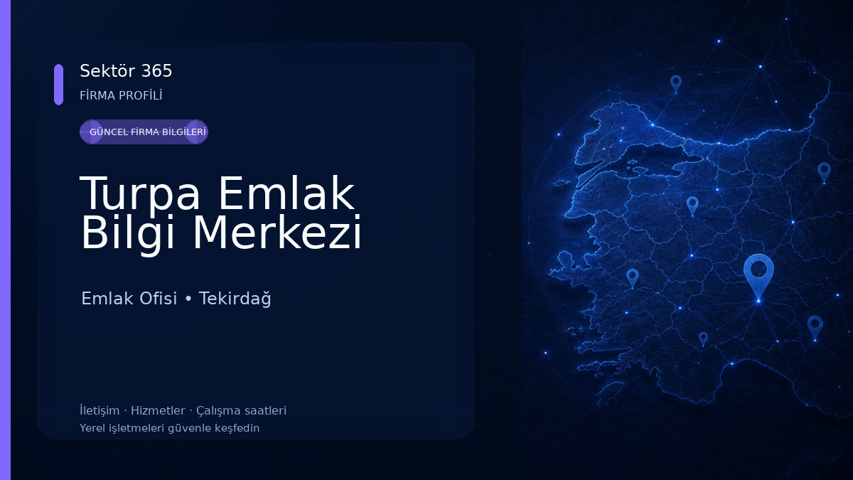 Turpa Emlak Bilgi Merkezi Emlak Ofisi