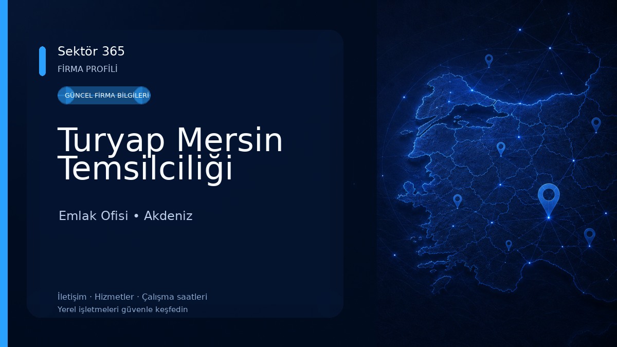Turyap Mersin Temsilciliği 