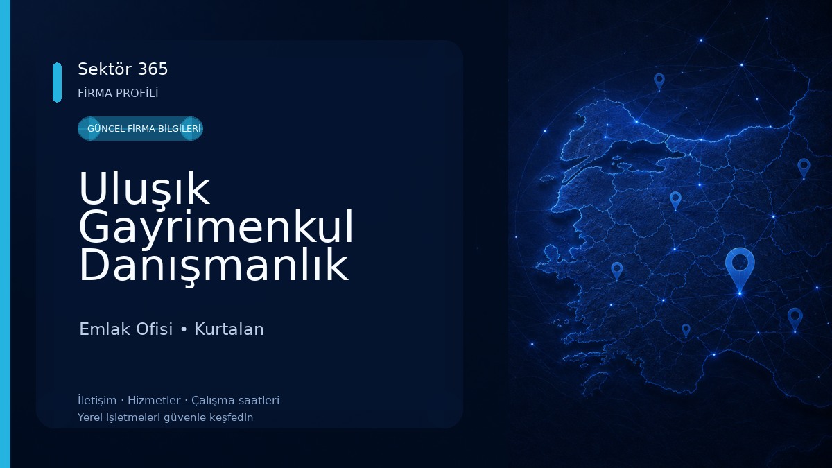 Uluşık Gayrimenkul Danışmanlık Emlak Ofisi