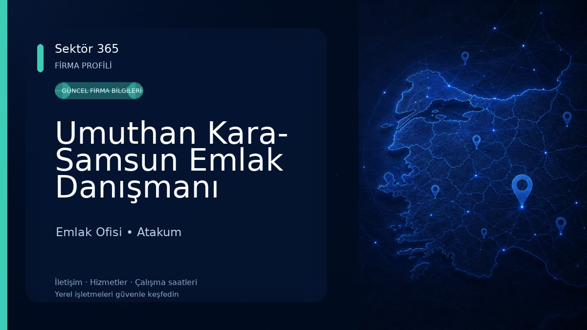 Umuthan Kara- Samsun Emlak Danışmanı (ColdwellBanker)
