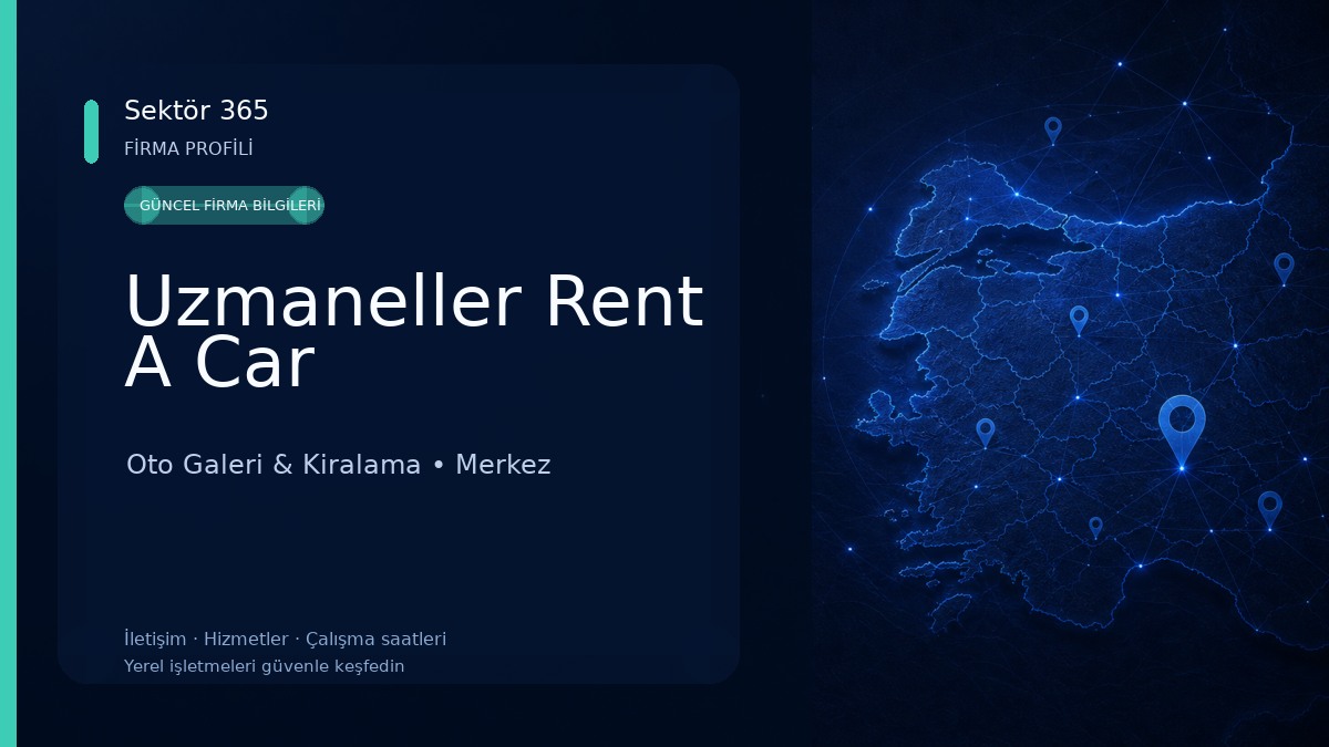 Uzmaneller Rent A Car Oto Galeri & Kiralama