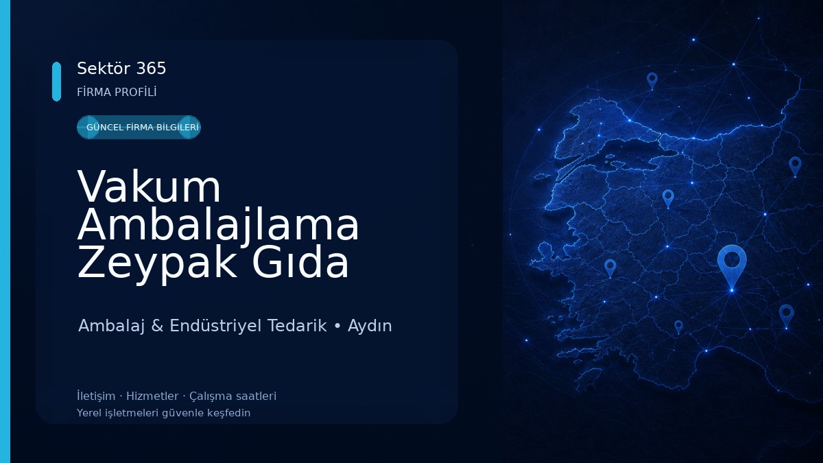 Vakum Ambalajlama Zeypak Gıda