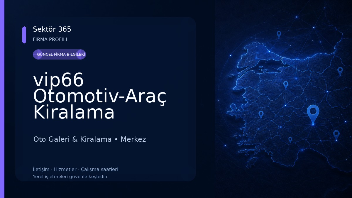 vip66 Otomotiv-Araç Kiralama