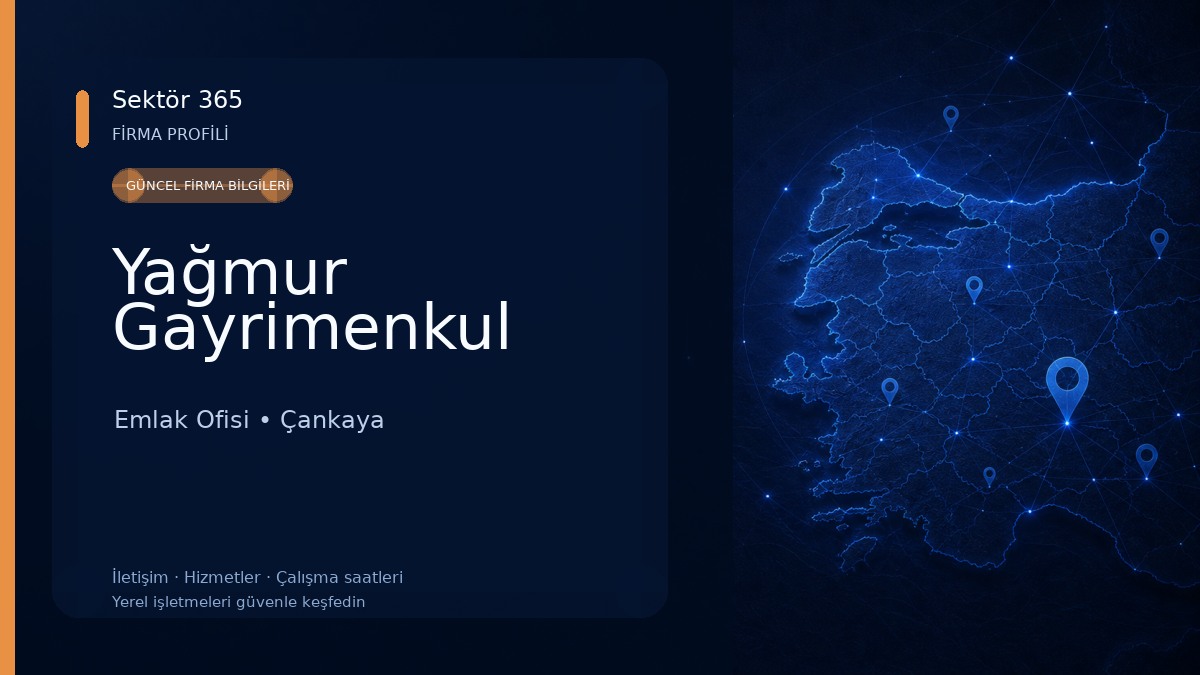 Yağmur Gayrimenkul Emlak Ofisi